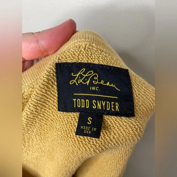 L.L Bean X Todd Snyder X Peanuts Brown Camo Crewneck Sweatshirt  Made in USA - Picture 7 of 7